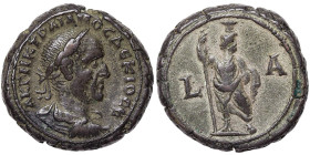 Roman Coins, Trajanus Decius, Tetradrachm, n.d., Alexandria, Zeus standing with sceptre. Billon. 13,33 g Rare BMC 1355, A.XF