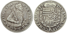 Austria, Ferdinand, Archduke of Austria, Taler, n.d., Hall, Ag. 28,29 g DAV 8097, VF+