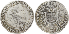Austria, Ferdinand II, Taler, 1621, Vienna, Ag. 28,52 g, Mount mark, DAV 3076, F