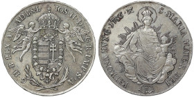 Austria, Joseph II, Taler, 1786, Kremnitz, Ag. 27,98 g Herinek 149, VF+