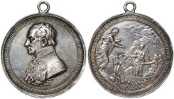 Austria, Doctor Joseph Andreas Freiherr von Stifft personal physician of Emperor Franz II, Silver Medal, 1826 On the recovery of the Emperor from his ...