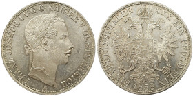 Austria, Franz Joseph I, VereinsTaler, 1858, A Vienna, Great luster with bright fields. Ag.900 18,52 g Frühwald 1396, A.UNC