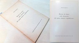 BATTUTE DI CHIUSA SULLA DATAZIONE DEL PRIMO DENARIO REPUBBLICANO. BRUNETTI, LODOVICO. 1966. TRIESTE. edit.ASSOCIAZIONE FILATELICA TRIESTINA CON SEZION...