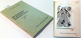 BEWERTUNGSTABELLEN DER DEUTSCHEN REICHSMUNZEN SEIT 1871: 5. AUFLAGE. JAEGER, KURT CAHN, ERICH B. 1965. BASEL. edit.MUNZEN UND MEDAILLEN A. G. BASEL. (...