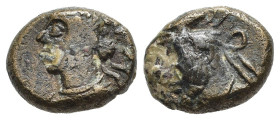 REGNO DI ELYMAIS. Orodes IV (c. 150-200 d.C.). Dracma. AE (g 2,60). Busto diademato di Orodes a sinistra. R/ Testa femminile a sinistra. Van’t Haaff T...