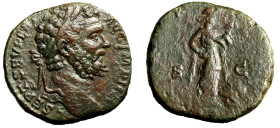 SETTIMIO SEVERO (193-211) Sesterzio (g. 17,83) L SEPT SEV PERT AVG IMP III, Testa laur. a ds. R/ AFRICA, Africa, coperta da pelle di elefante, stante ...
