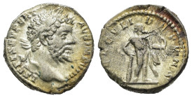 SETTIMIO SEVERO (193-211). Denario per Roma. AR (g 3,13). Testa laureata a destra. R/ Ercole stante a destra, con clava, arco e leontè. RIC IV 97. BB+...