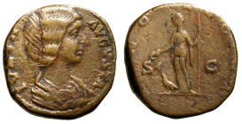 JULIA DOMNA (moglie di Settimio Severo) Sesterzio (g. 21,5) IVLIA DOMNA AVG, Busto drapp. a ds. R/ IVNO REGINA, Juno stante a sn.con patera e scettro,...