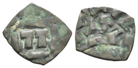 LUCCA. Enrico III, IV o V di Franconia (1039-1125). Denaro. MI (g 0,77). Grande H. R/ L V C A. MIR 107-9. BB