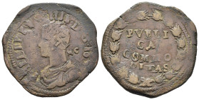 NAPOLI. Regno di Napoli. Filippo IV (1621-1665). "Publica Commoditas" 1622. Cu. g 14,75. MIR 257, Magl. 43. R. MB