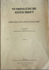 AA.VV. Numismatische Zeitschrift Bernhard Koch- Gedachtnisschrift. Band 103. Wien 1995. Brossura ed. pp. 154, tavv. 24 in b/n. Koch, Bernhard † (1920-...