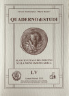 AA.VV. Quaderno di studi LV. Slancio vitale del Delfino sulla Monetazione Greca.Circolo Numismatico Mario Rasile Gennaio- Febbraio 2003. Brossura ed.,...