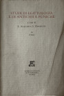 AA.VV. Studi di Egittologia e di Antichità Puniche. Vol. 10. Giardini Editori 1992. Brossura ed. pp. 189, ill. in b/n. Buono stato.