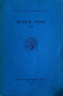 AA.VV. The American Numismatic Society. Museum Notes 29. The American Numismatic Society New York 1984 Brossura ed. pp. 201, tavv. 35 + 1 ripiegata. O...