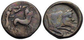 Sicily. Gela. Tetradrachm. Circa 480-470 BC (Silver, 26.13 mm, 16.83 g). Charioteer driving slow biga right, holding kentron and reins; above, Nike fl...