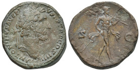Antoninus Pius, 138-161. Sestertius. Rome. Circa 146-147 (Bronze, 30.66 mm, 25.86 g). ANTONINVS AVG PI - VS P P TR P COS IIII, Laureate head right. Re...