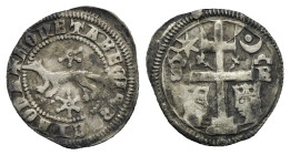 Croatia. Zagreb. Kingdom of Croatia-Hungary. Stjepan V, 1270-1272. Banovac-Banski Denar (Silver, 14.78 mm, 0.66 g). Marten advancing left; star above ...