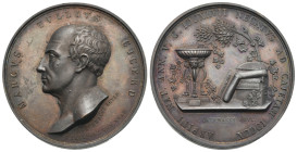 Italy. Kingdom of the Two Sicilies. Time of Ferdinand II, 1830-1859. Medal, 1830. For the illustrious men of the Kingdom of the Two Sicilies: Marcus T...