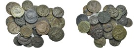 Large lot of approx. 25 Roman Imperial Quadrantes, Nummi and Folles. Circa 1st - 4th centuries AD. Overall condition: Very Fine to About Extremely Fin...