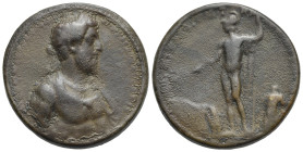 Study Forgeries. Commodus Medallion, Paduan (?) after Giovanni da Cavino (Bronze, 37.53 mm, 32.17 g). [M COMMODVS ANTONINVS PIVS FELIX AVG BRIT], Laur...