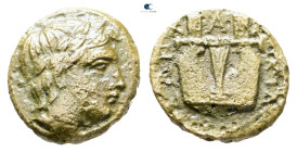 Macedon. Chalkidian League. Olynthos circa 432-348 BC. Bronze Æ