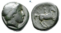 Kings of Macedon. Uncertain mint. Philip II of Macedon 359-336 BC. Bronze Æ