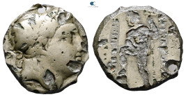 Kings of Macedon. Uncertain mint. Demetrios I Poliorketes 306-283 BC. Fourrée Tetradrachm