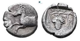 Thrace. Maroneia circa 398-386 BC. Triobol AR