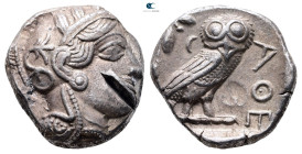 Attica. Athens circa 454-404 BC. Tetradrachm AR