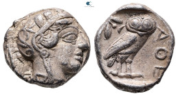 Attica. Athens circa 454-404 BC. Tetradrachm AR