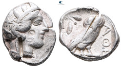 Attica. Athens circa 454-404 BC. Tetradrachm AR