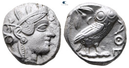 Attica. Athens circa 454-404 BC. Tetradrachm AR