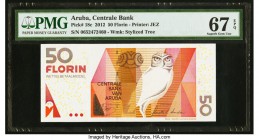 Aruba Centrale Bank 50 Florin 2012 Pick 18c PMG Superb Gem Unc 67 EPQ. 

HID09801242017