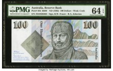 Australia Australia Reserve Bank 100 Dollars ND (1985) Pick 48b R609 PMG Choice Uncirculated 64 EPQ. 

HID09801242017