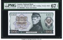 Austria Austrian National Bank 1000 Schilling 1.7.1966 (ND 1970) Pick 147a PMG Superb Gem Unc 67 EPQ. 

HID09801242017