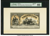 Bolivia Banco Nacional de Bolivia 100 Bolivianos 1882-83 Pick S210fp Front Proof PMG Gem Uncirculated 66 EPQ. Six POCs.

HID09801242017