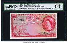 British Caribbean Territories Currency Board 1 Dollar 1958-64 Pick 7c PMG Choice Uncirculated 64. 

HID09801242017