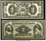 Canada Dominion of Canada $2 1913 DC-22 Face and Back Photo Proofs About Uncirculated or Better. 

HID09801242017