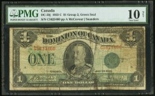 Canada Dominion of Canada $1 1923 DC-25j PMG Very Good 10 Net. Ink; tape repair.

HID09801242017