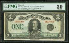 Canada Dominion of Canada $1 1923 DC-25o PMG Very Fine 30. 

HID09801242017