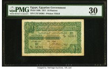 Egypt Egyptian Government 10 Piastres 1917 Pick 160b PMG Very Fine 30. 

HID09801242017