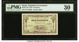 Egypt Egyptian Government 5 Piastres 1918 Pick 162 PMG Very Fine 30. 

HID09801242017