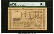 Finland Finlands Bank 1000 Markkaa 1922 (ND 1931-45) Pick 67a PMG Choice Very Fine 35. Ink.

HID09801242017