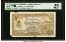 Indonesia Republik Indonesia 100 Rupiah 1948 Pick 34 PMG Very Fine 25 Net. Rust damage.

HID09801242017