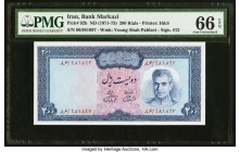 Iran Bank Markazi 200 Rials ND (1971-73) Pick 92b PMG Gem Uncirculated 66 EPQ. 

HID09801242017