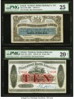 Ireland Northern Bank Limited 1; 10 Pounds 10.8.1940; 1.11.1930 Pick 126b; 181a Two Examples PMG Very Fine 25; Very Fine 20 Net. Pick 126b; paper pull...