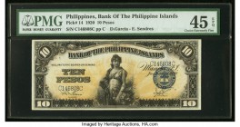 Philippines Bank of the Philippine Islands 10 Pesos 1920 Pick 14 PMG Choice Extremely Fine 45 EPQ. 

HID09801242017