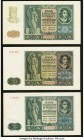 Poland Emission Bank of Poland 50 Zlotych 1.3.1940 Pick 96; 1.8.1941 Pick 102 (2) Choice About Uncirculated or Better. 

HID09801242017