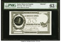 Spain Banco de Espana 50 Pesetas 30.11.1902 Pick 52p Proof PMG Choice Uncirculated 63 EPQ. 

HID09801242017