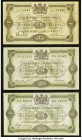Sweden Sveriges Riksbank 1 Krona 1874 Pick 1a, Three Examples Very Fine or Better. 

HID09801242017